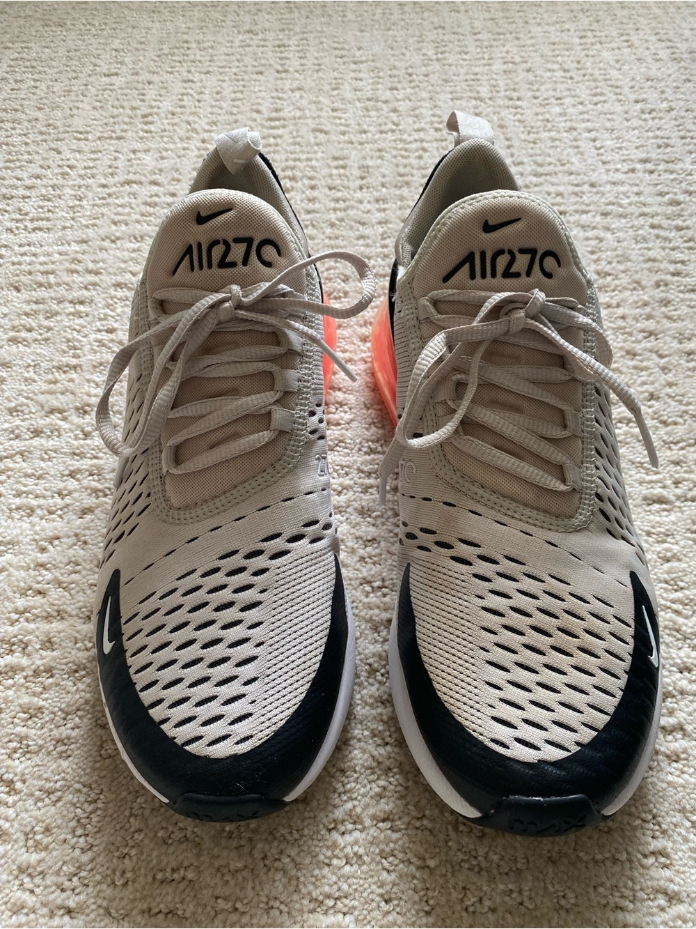 Nike Air Max 270 - Light Bone Hot Punch